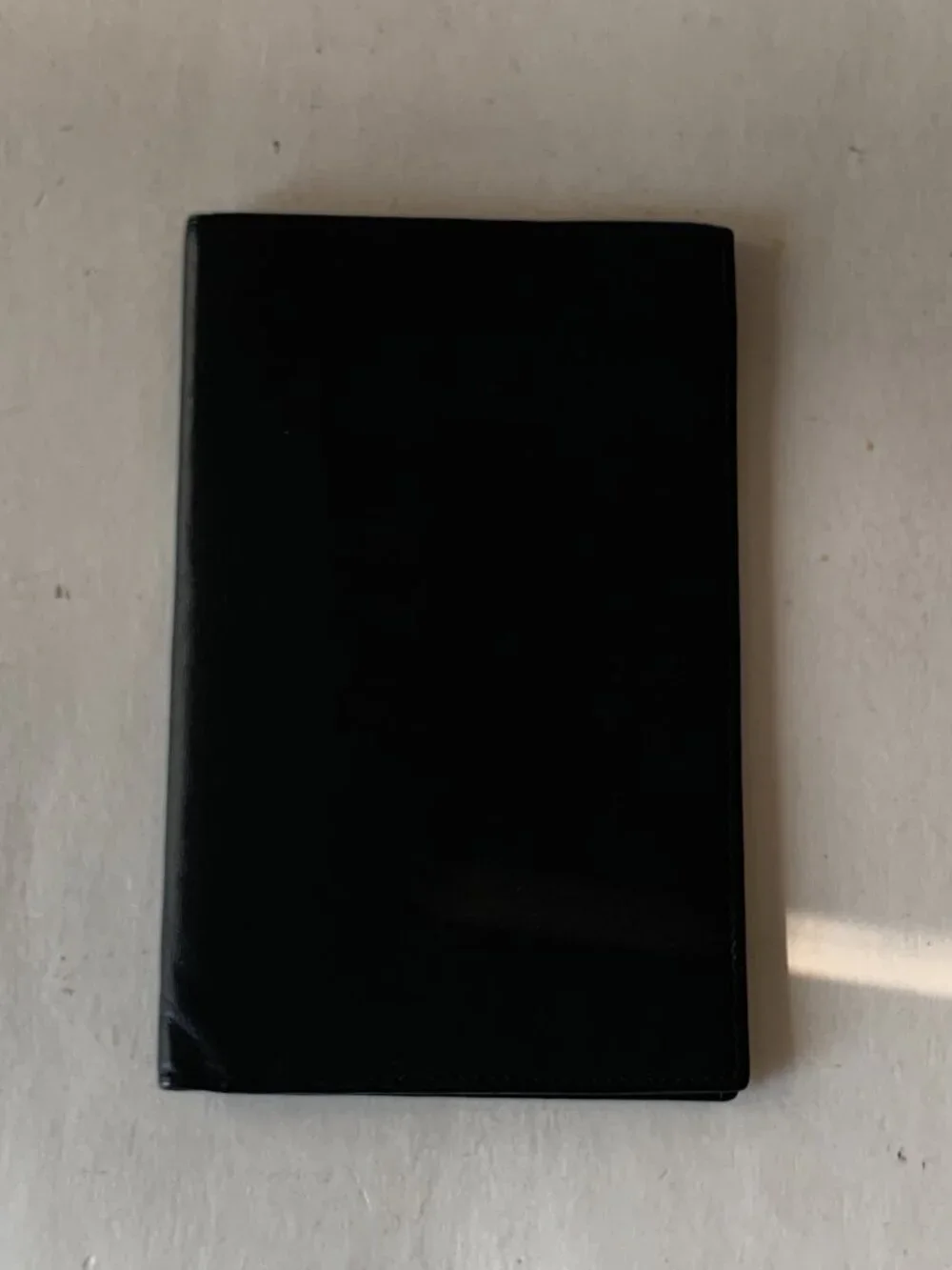 PIERO'S BABY CALFSKIN FIRST QUALITY MENS WALLET  MADE IN FLORENCE ITALY BLACK